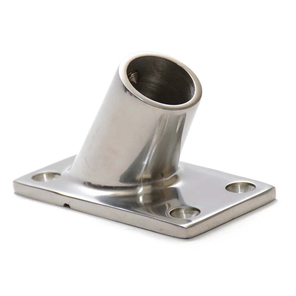 60 Degree Stainless Steel Rail Fitting Base